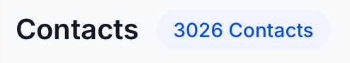 Email list grown to 3,026 contacts
